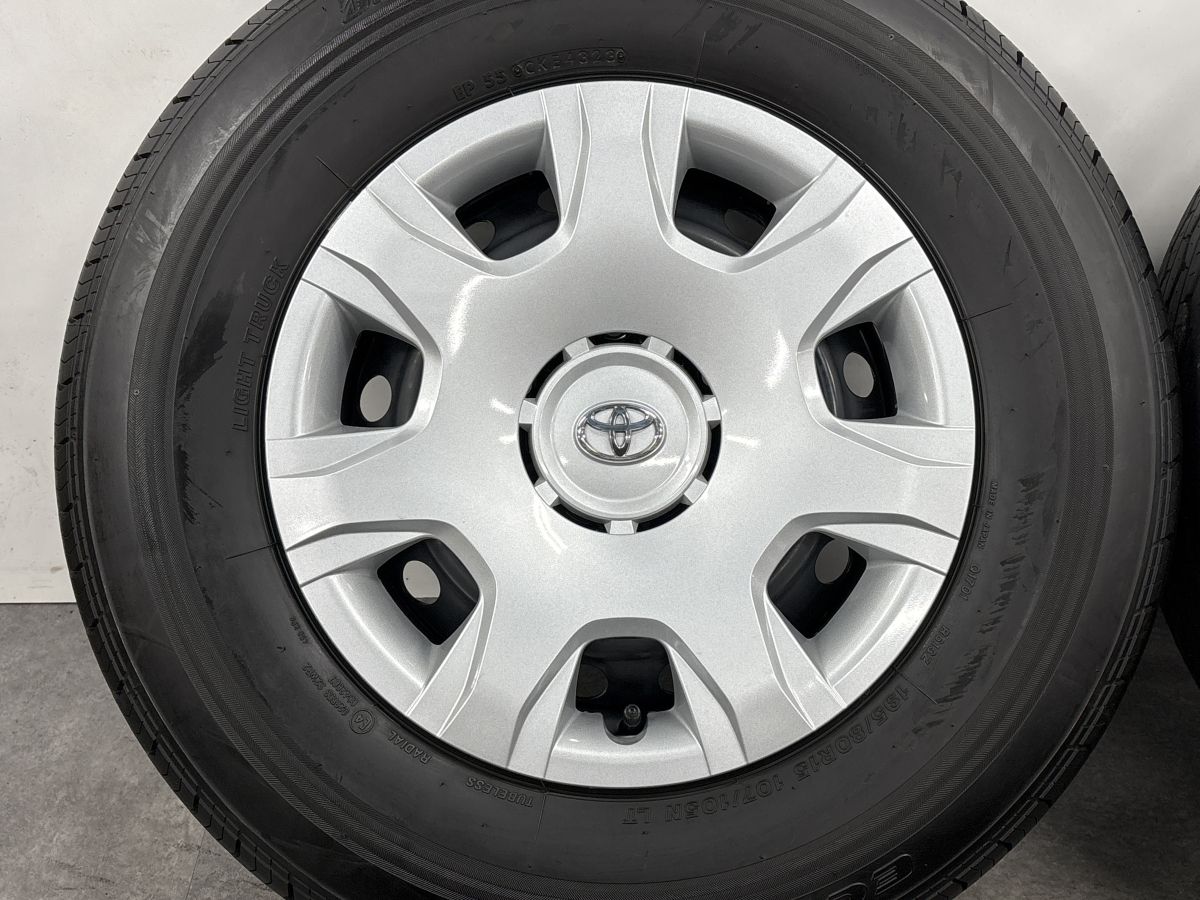 バリ溝】トヨタ 200 ハイエース 純正 15in 6J +35 PCD139.7