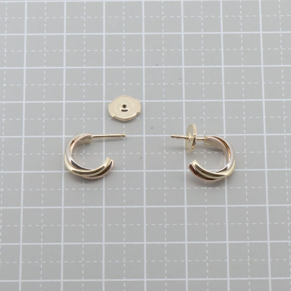 カルティエ トリニティーピアス K18YG/K18WG/K18PG(18金 イエロー 