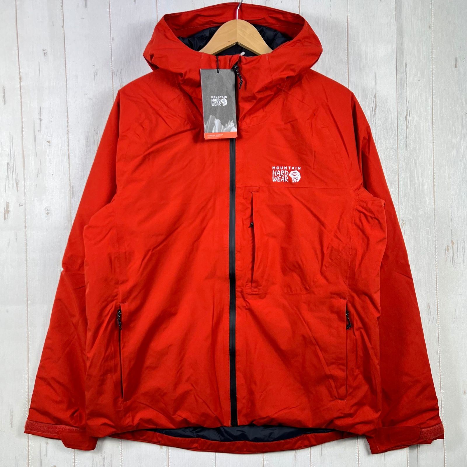 梅雨特価】新品L☆ミズノ ゴアテックス ジャケット グレー 防水 防風 透湿
