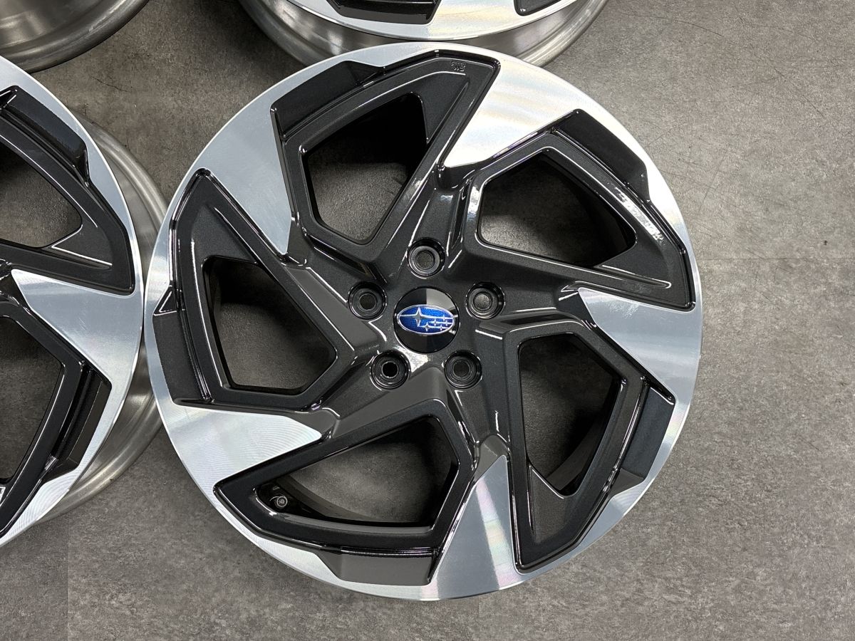 新車外し品】スバル クロストレック リミテッド 純正 18in 7J +55