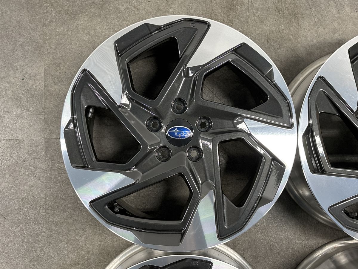 新車外し品】スバル クロストレック リミテッド 純正 18in 7J +55