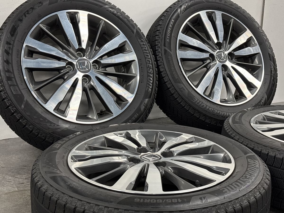 バリ溝】ホンダ フィット RS 純正 16in 6J +53 PCD100 ブリヂストン