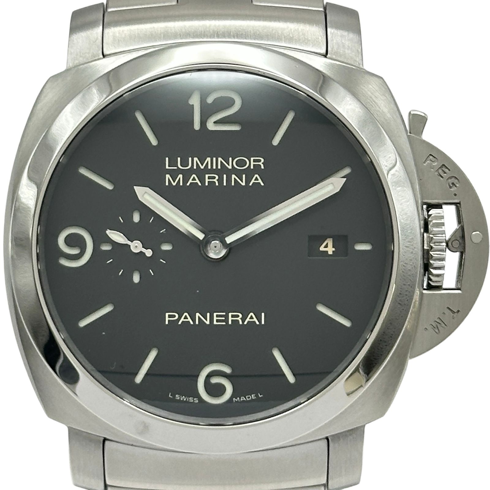 パネライ PANERAI ルミノール マリーナ 1950 3デイズ PAM00328 ブラック ステンレススチール 自動巻き メンズ 腕時計