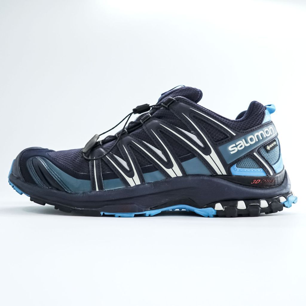 SALOMON XA PRO 3D トレイルランニングシューズ スニーカー 27.5cm ゴアテックス GORE-TEX 防水 クイックレース Navy Blazer/Hawaiian Ocean/Dawn Blue 145464