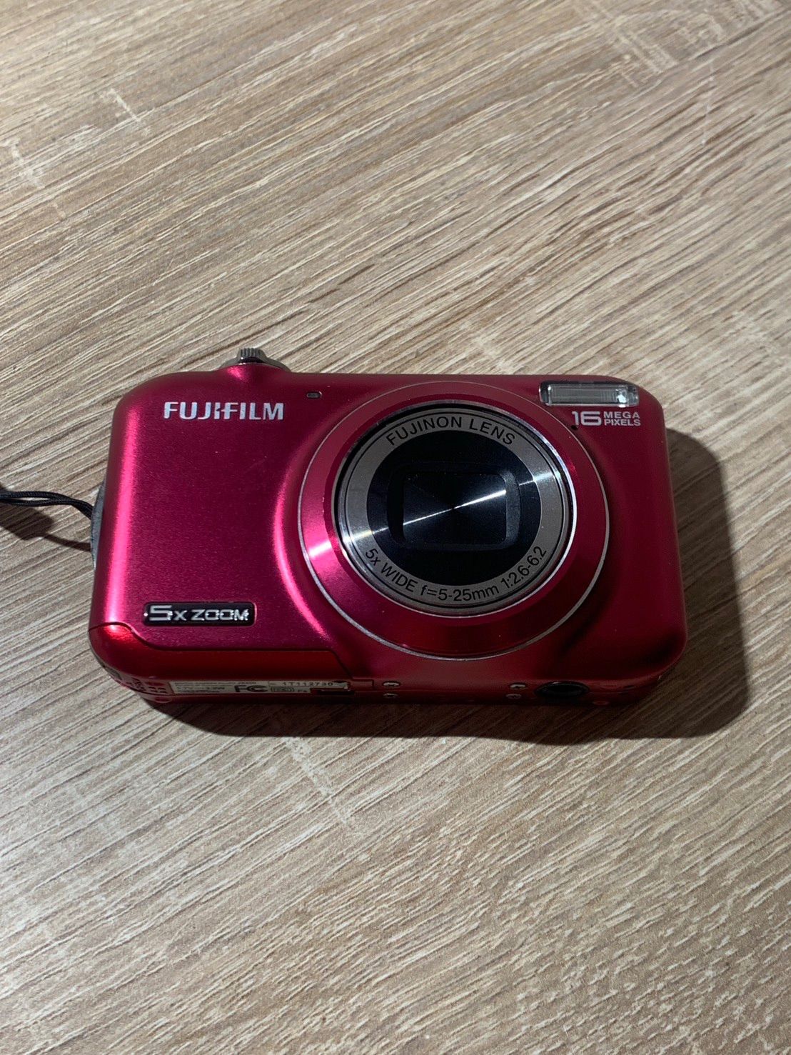 0943 FUJIFILM FINEPIX JX400 レッド デジカメ 動作確認済み 【ネ】