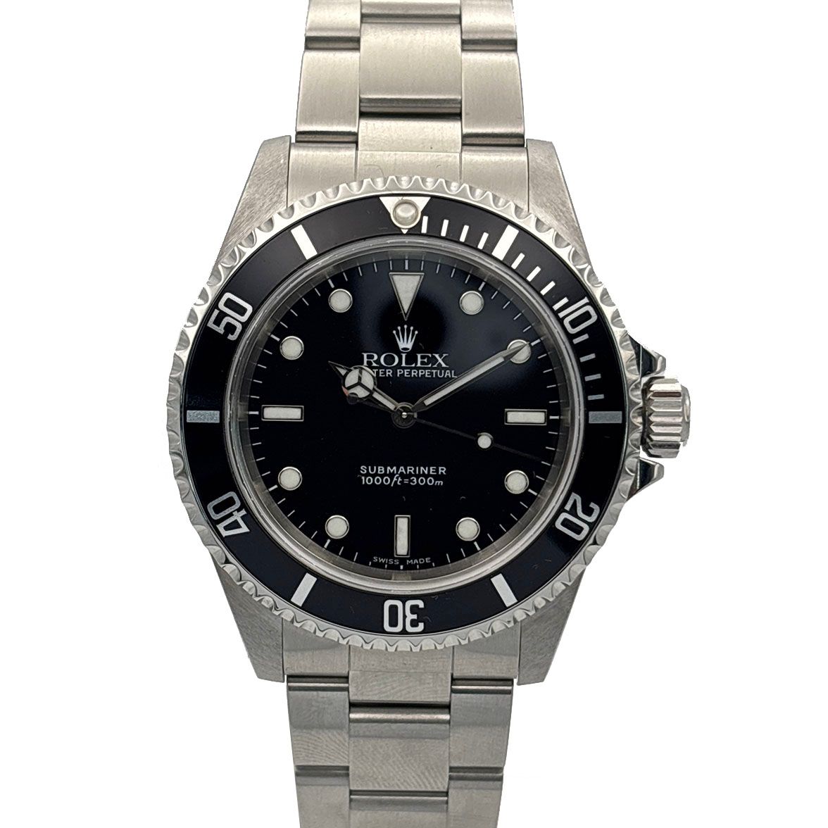 【値下げ】ROLEX ロレックス サブマリーナー 40mm 腕時計 14060 メンズ ステンレススチール シルバー 中古