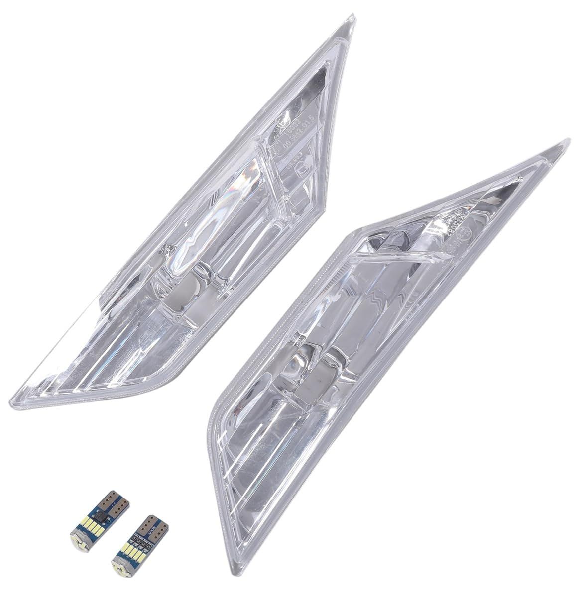 ホンダ 用 サイドマーカー ウインカー ライト ランプ 左右セット シビック ハッチバック セダン US仕様 FK7 FK8 FC1 CIVIC タイプR カスタム パーツ 汎用 社外品 (クリアーレンズ) [クリアーレンズ]