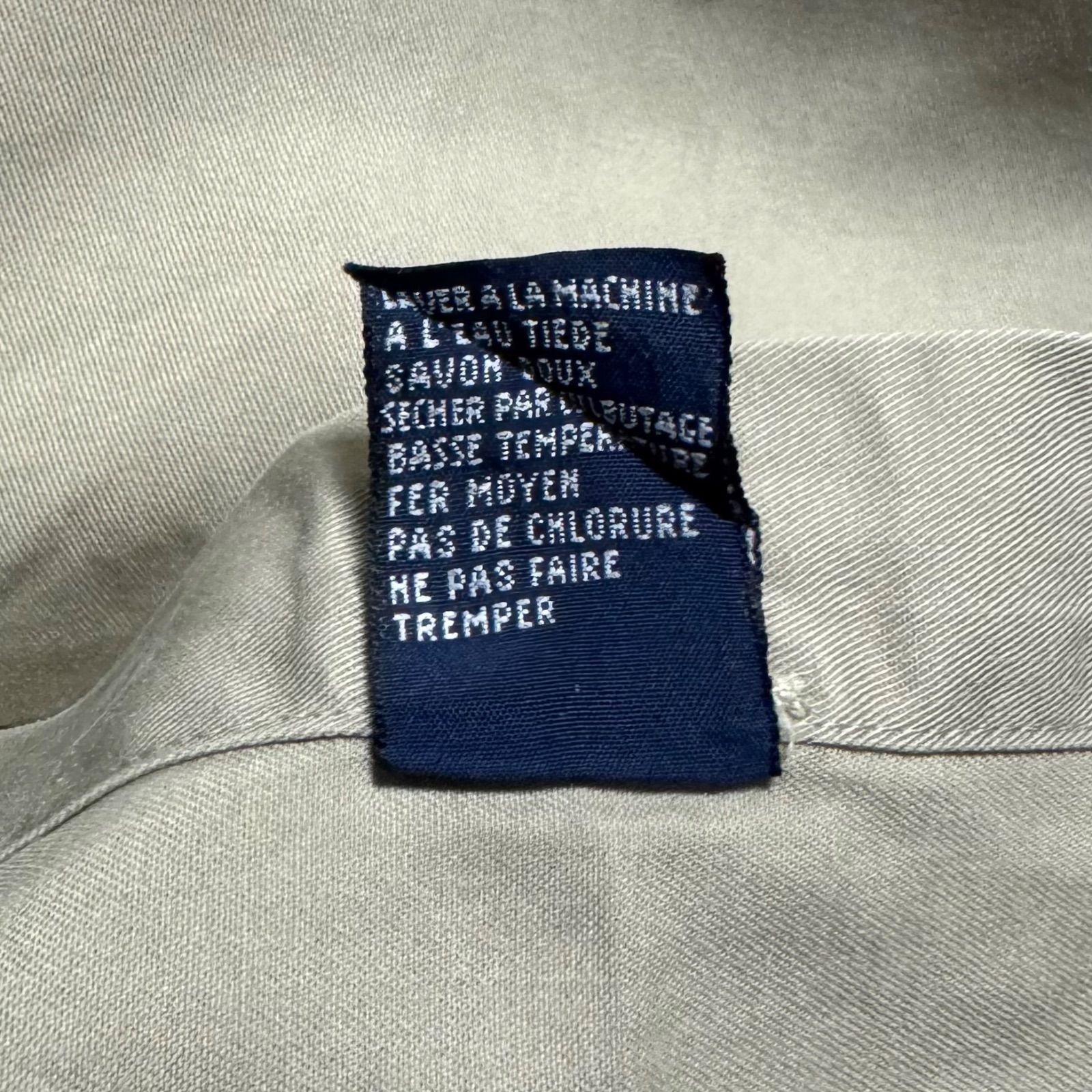 OLD TOMMY HILFIGER 90s トミーヒルフィガー ベージュ 旧ロゴ 刺繍 