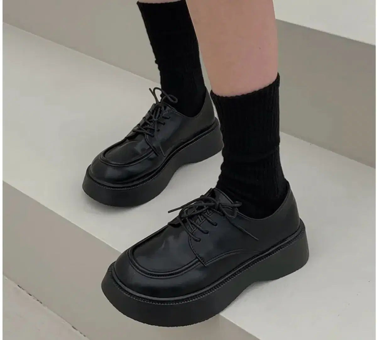 新品 BLACKUP 龍宮寺 堅 ファーローファー 230