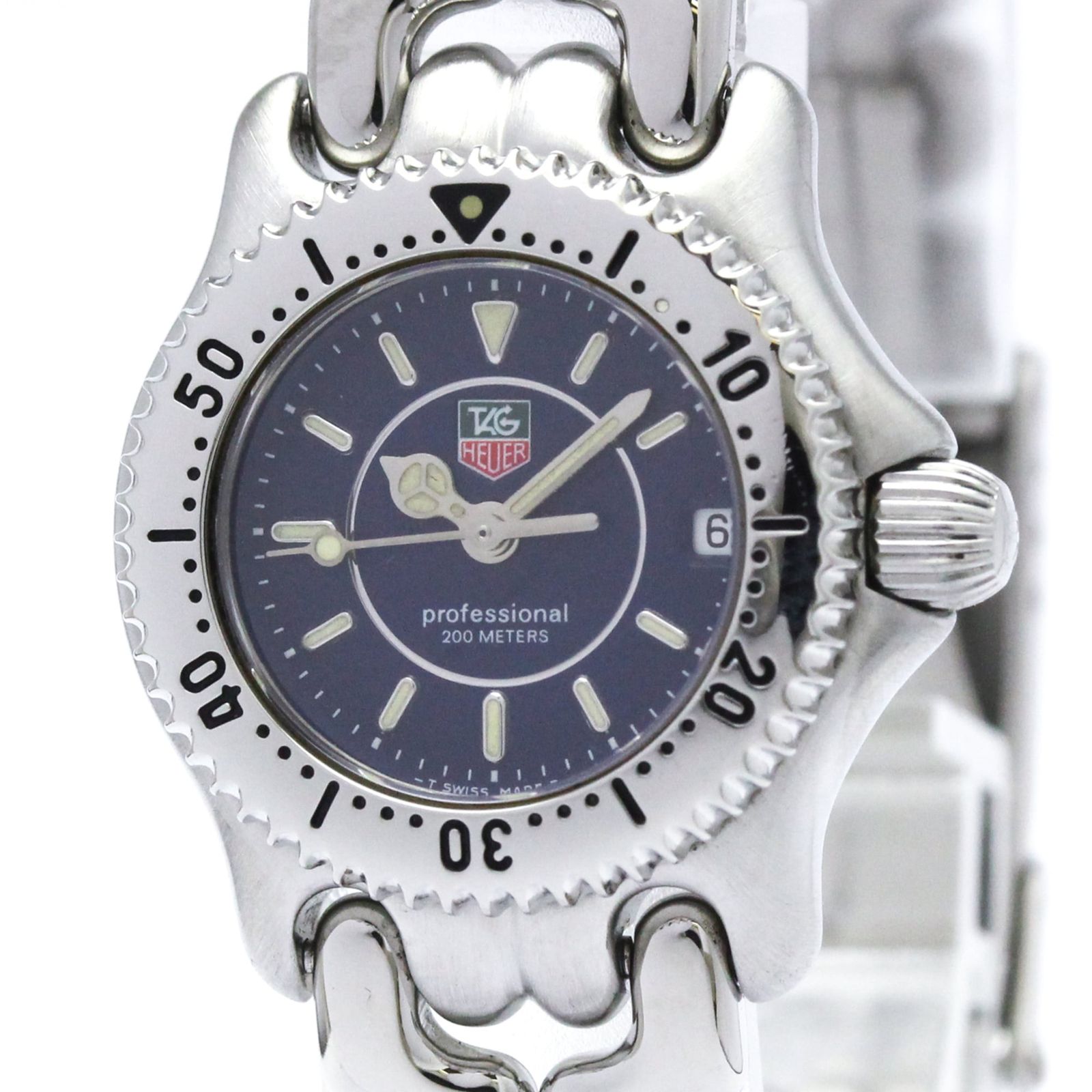 タグホイヤー (TAG HEUER) セル プロフェッショナル 200M ステンレススチール クォーツ レディース 時計 WG141A (外装仕上げ済み)