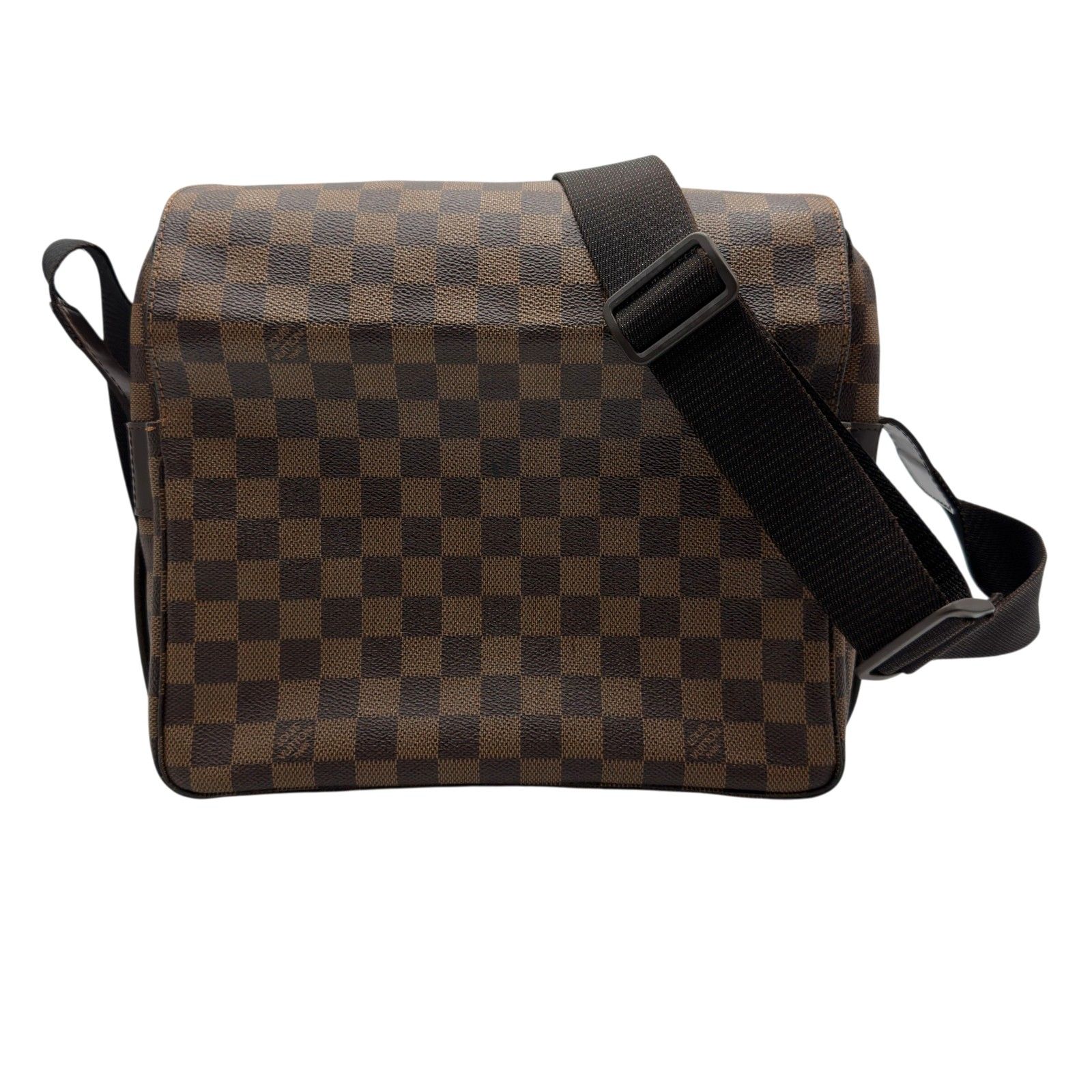 ルイ・ヴィトン LOUIS VUITTON ナヴィグリオ N45255 ブラウン ダミエ・レザー メンズ ショルダーバッグ