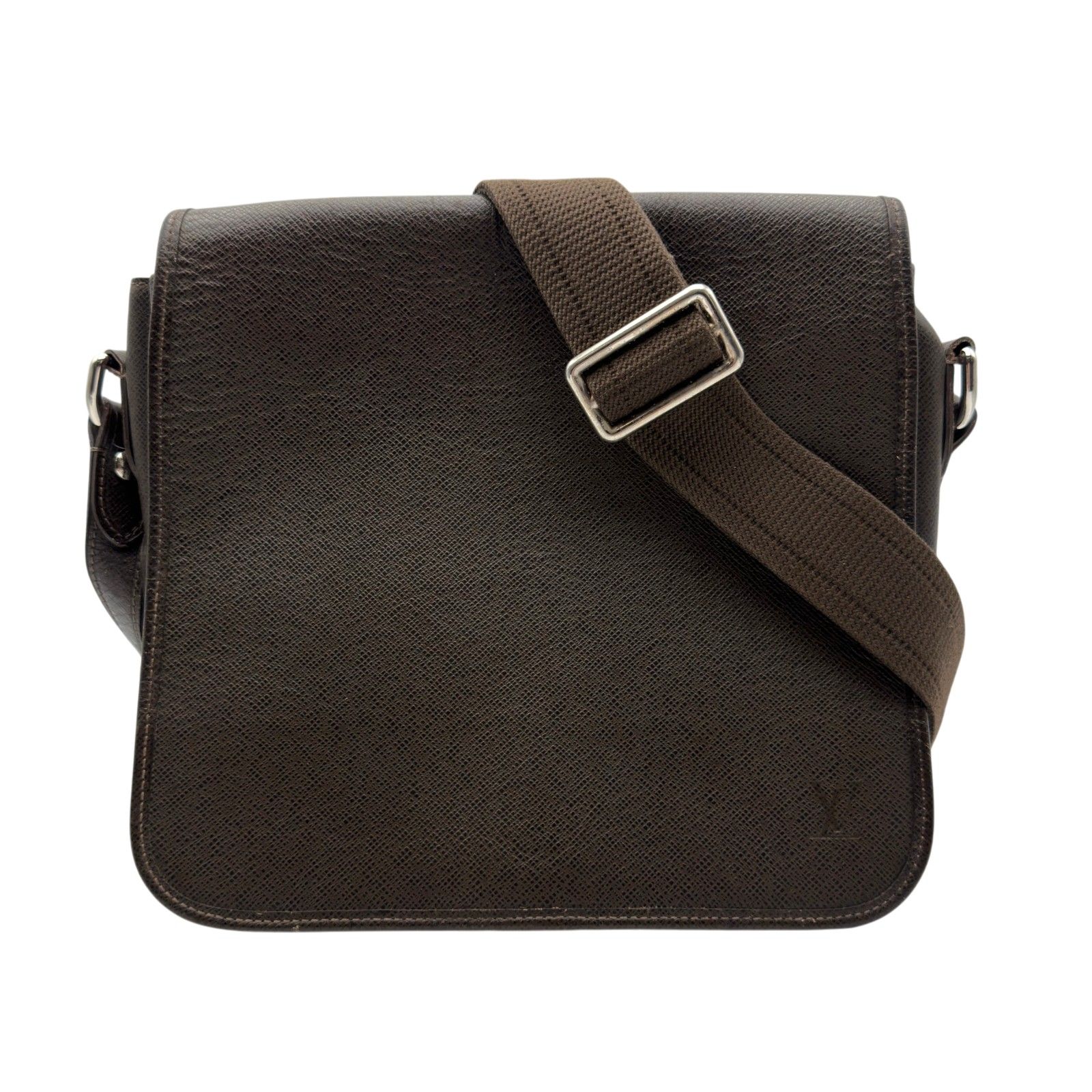 ルイ・ヴィトン LOUIS VUITTON アンドレイ M32488 グリズリ タイガ・レザー メンズ ショルダーバッグ