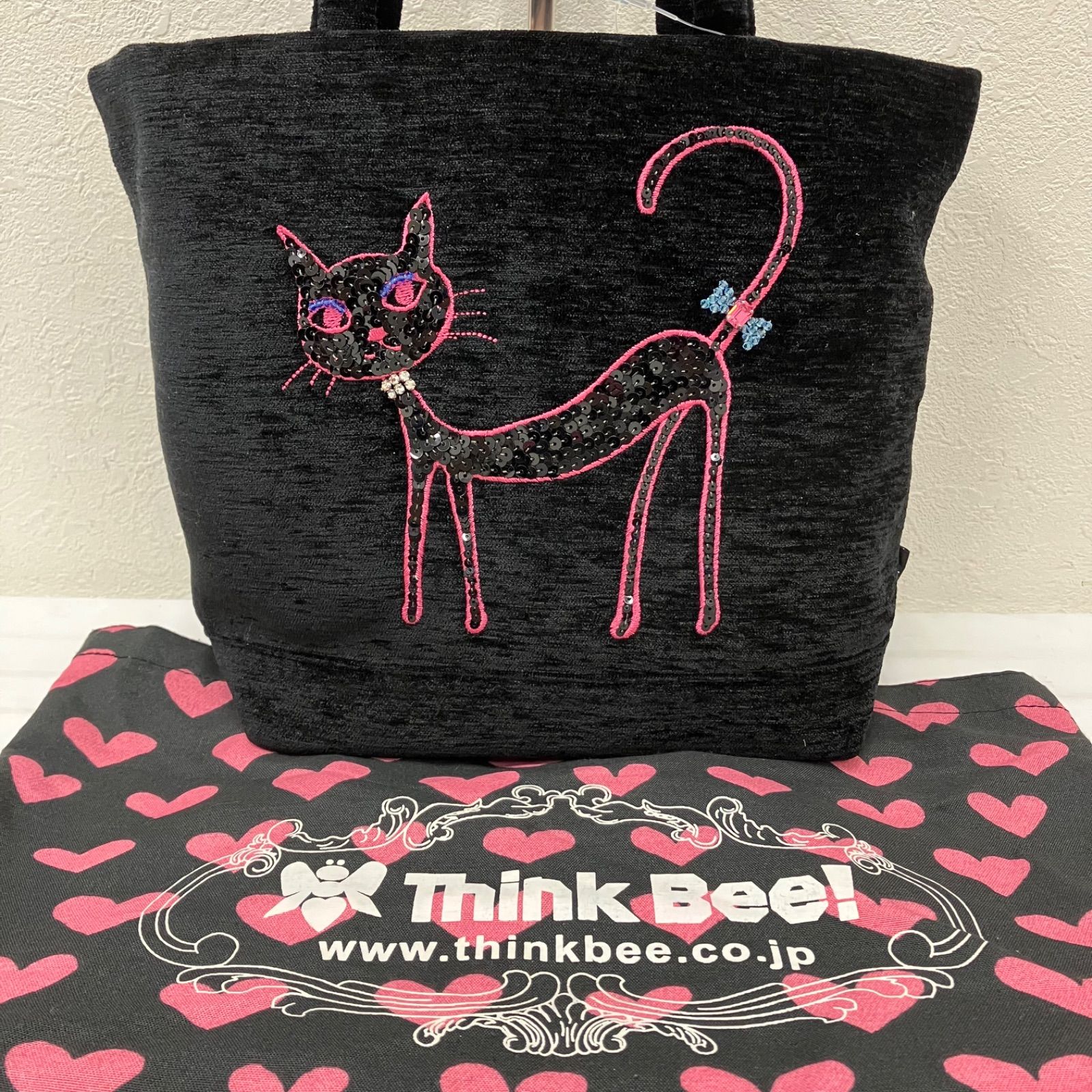 3068 Think Bee! シンクビー！ ハンドバッグ トートバッグ ブラック 黒 
