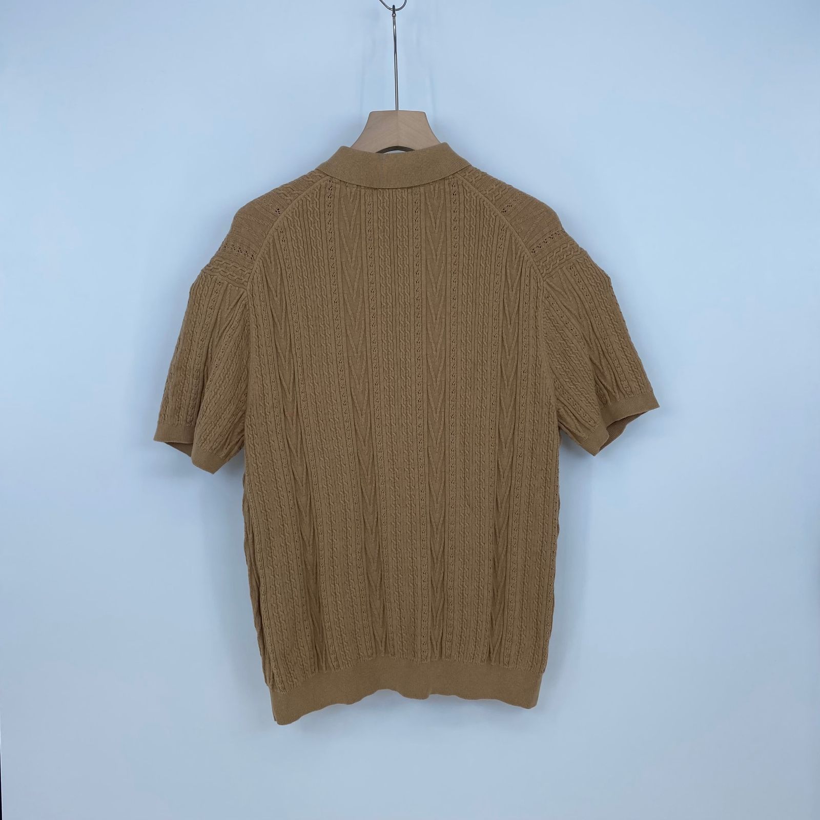 KITH 半袖ポロニット メンズ L ベージュ系【中古】 - メルカリ