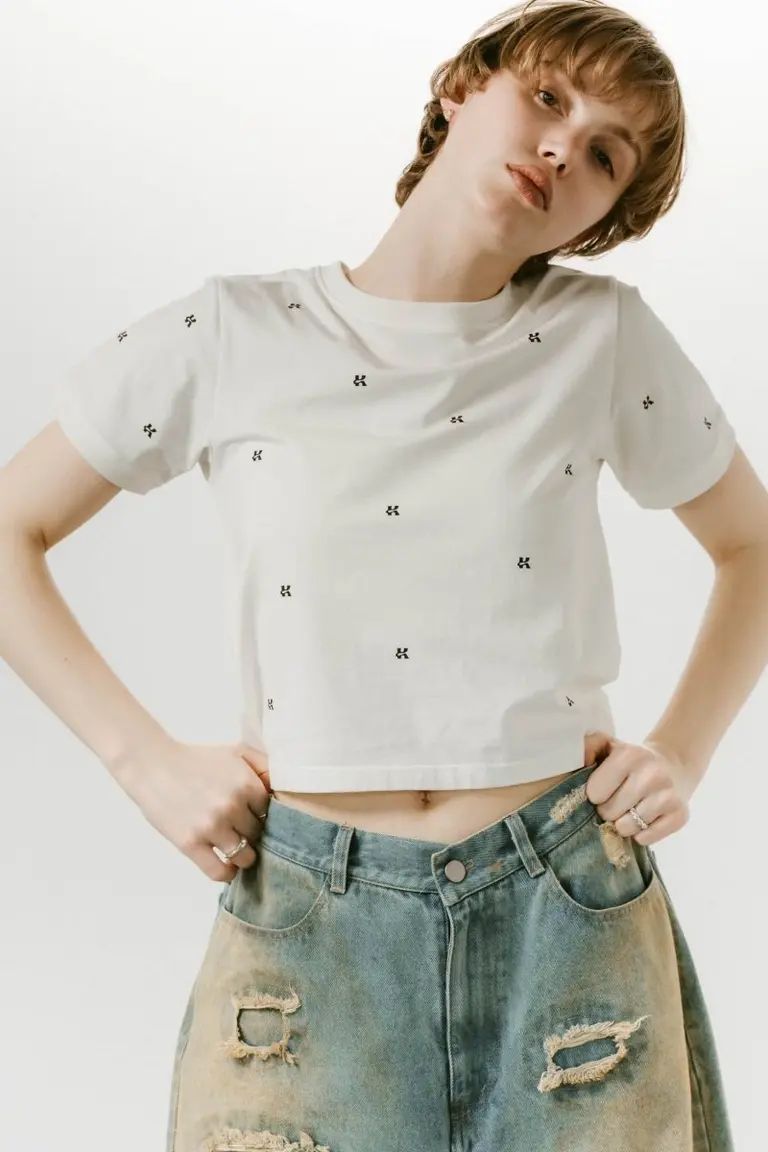 Knuth Marf KモチーフロゴTシャツ