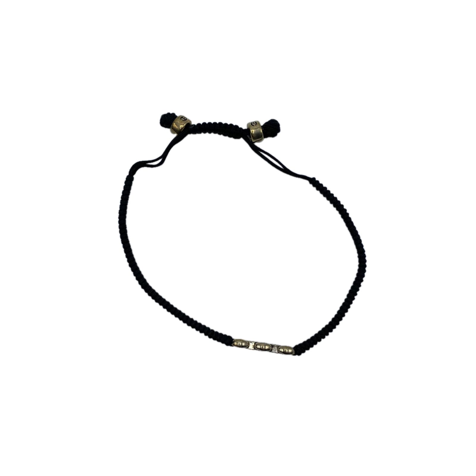 HOORSENBUHS ブラックコードブレスレット メンズ F 黒系【中古】