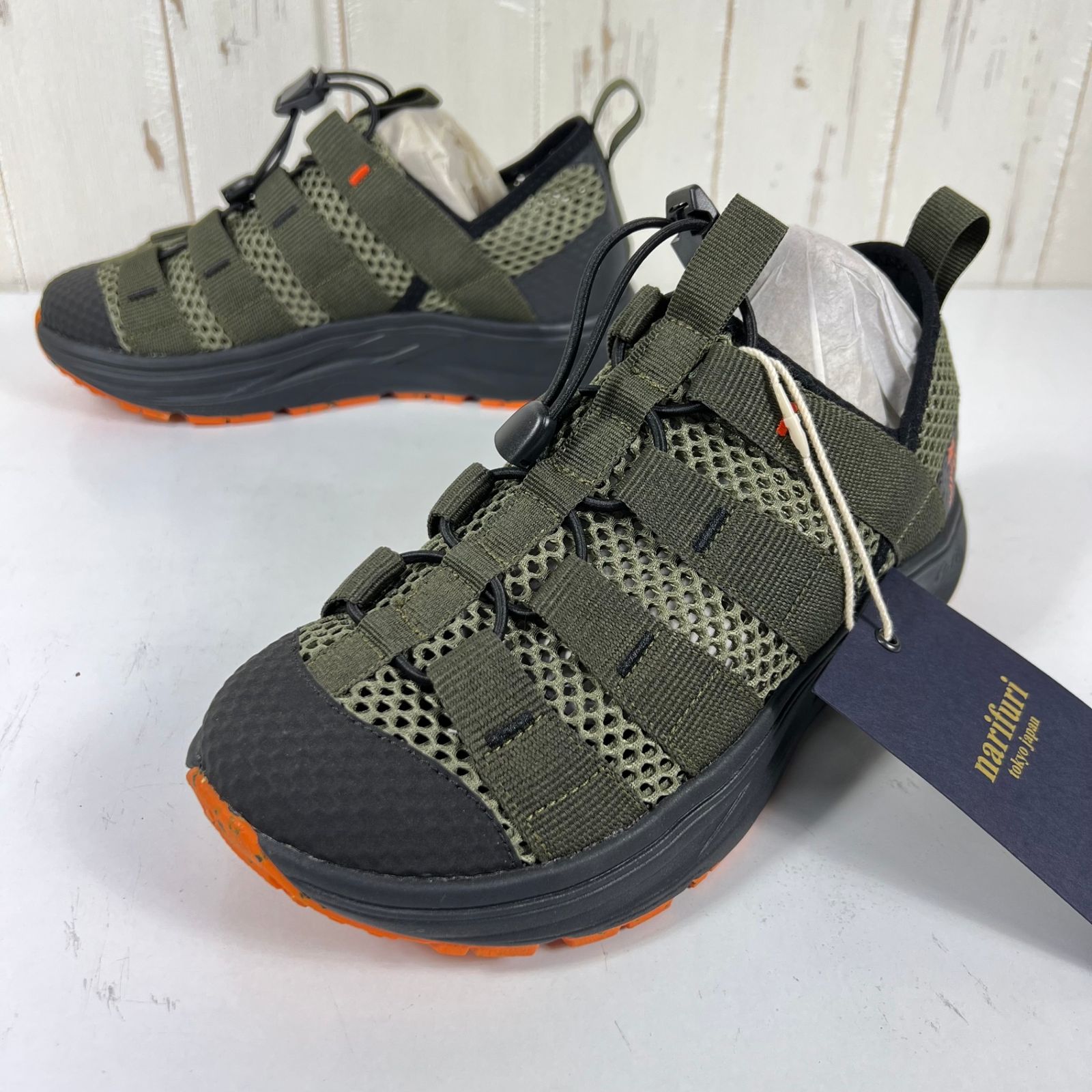 ?️Unisex 24.0cm カーキ系 rig footwear ( リグ フットウェア ) moja narifuri（ナリフリ）別注 ダブルネームモデル リカバリーシューズ NFRG-01 KHAKI z00055326 KHAKI リカバリーシ