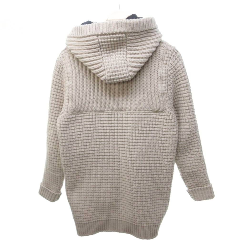 バーク Bark 美品 ニットダッフルコート カウチンセーター 極厚 フード