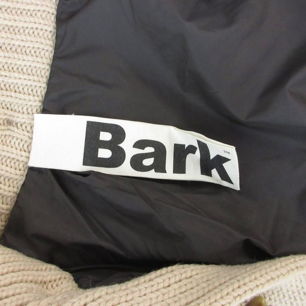 バーク Bark 美品 ニットダッフルコート カウチンセーター 極厚 フード