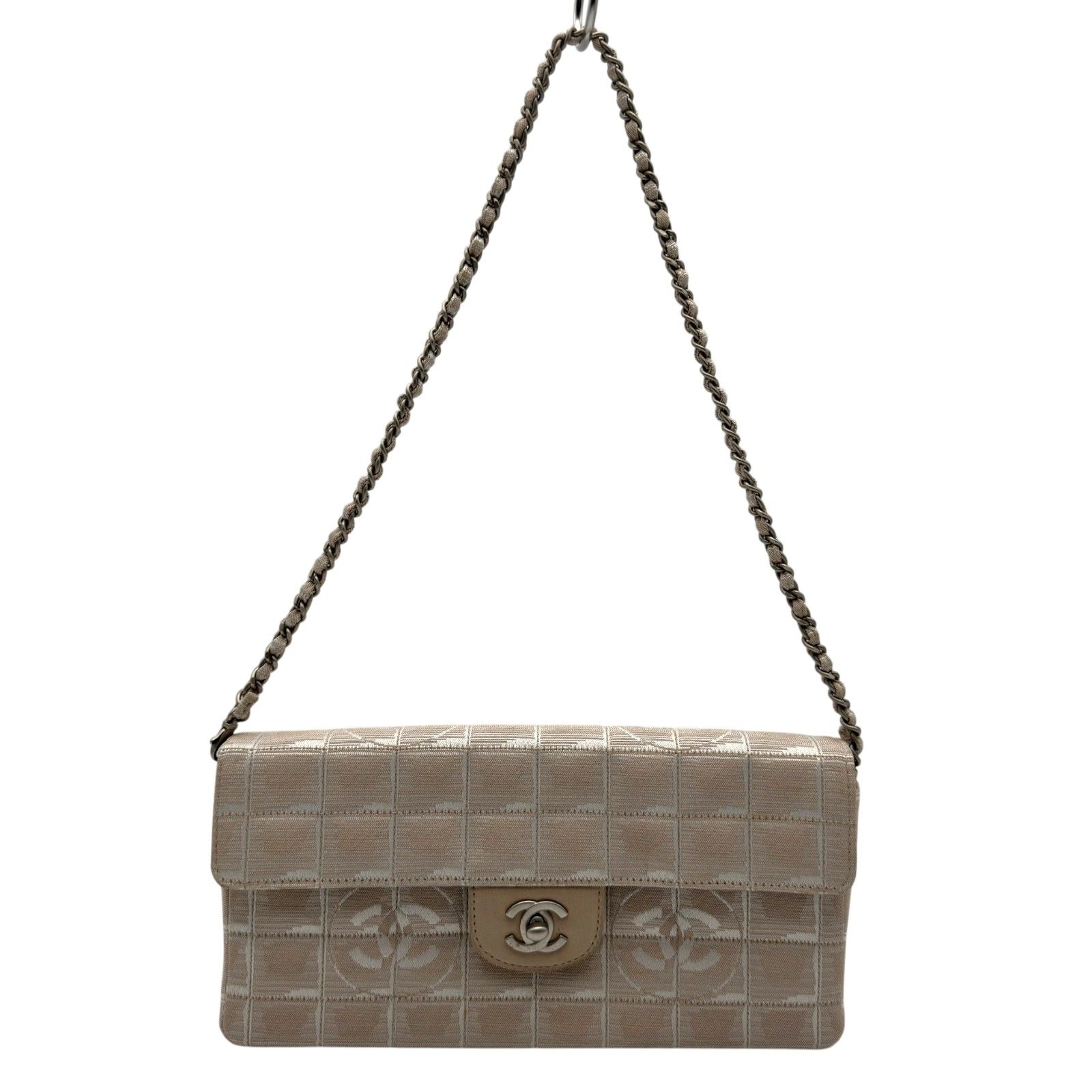CHANEL ベージュ ニュートラベルライン　チェーンショルダーバッグ最終値引き シャネル CHANEL ニュートラベルライン チェーンバッグ A15316