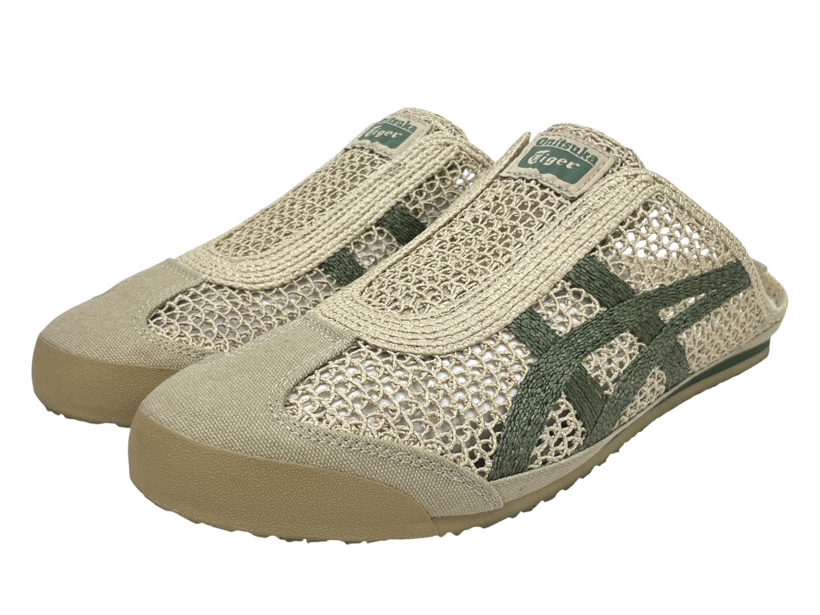 Onitsuka Tiger (オニツカタイガー) MEXICO 66 SABOT メキシコ 66 サボ サンダル 1183C123-252 28cm US10 ベージュ×グリーン メンズ/028