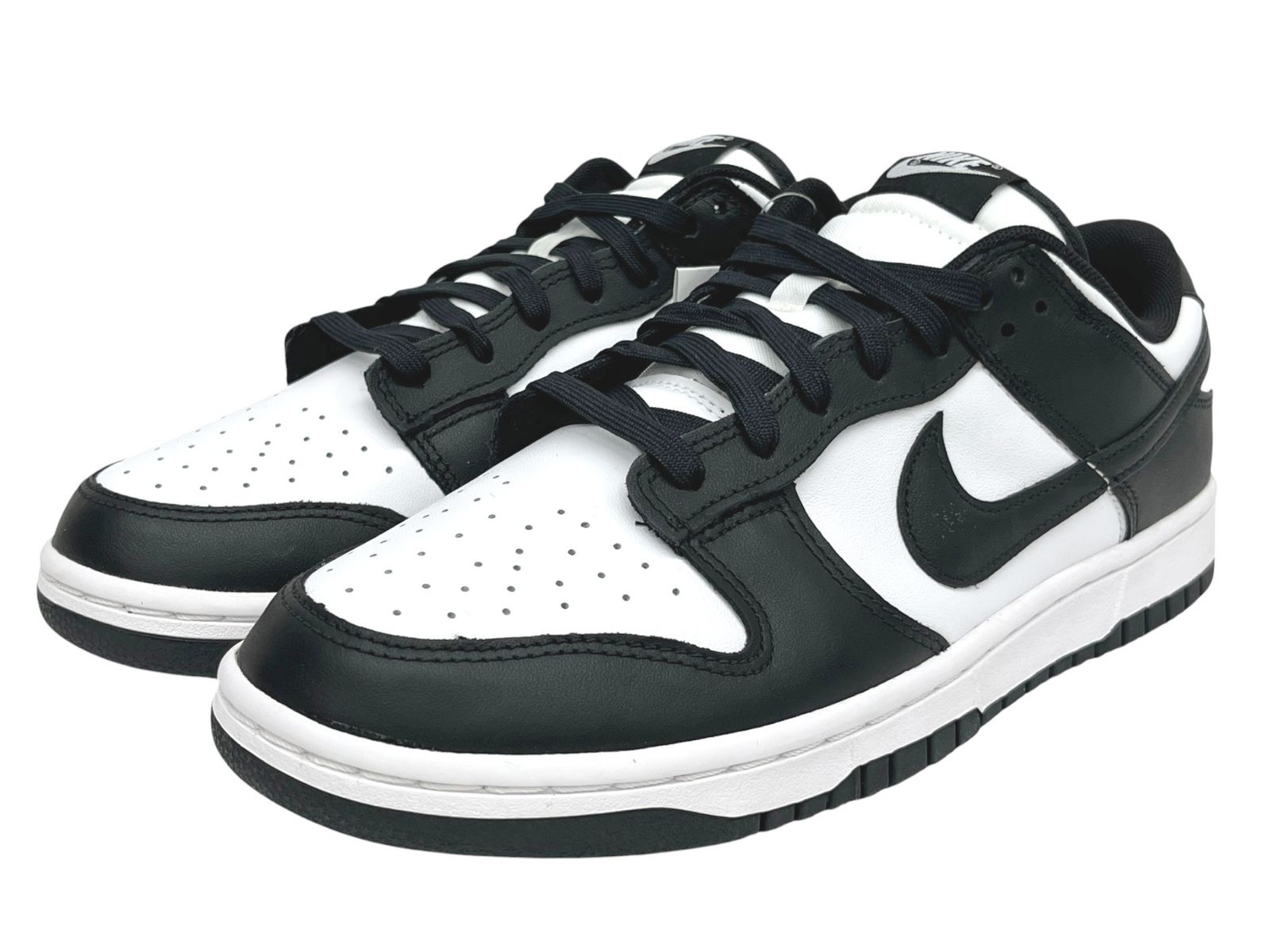 NIKE (ナイキ) DUNK LOW RETROダンク ロー レトロ スニーカー DD1391-100 28cm US10 ホワイト×ブラック メンズ/028