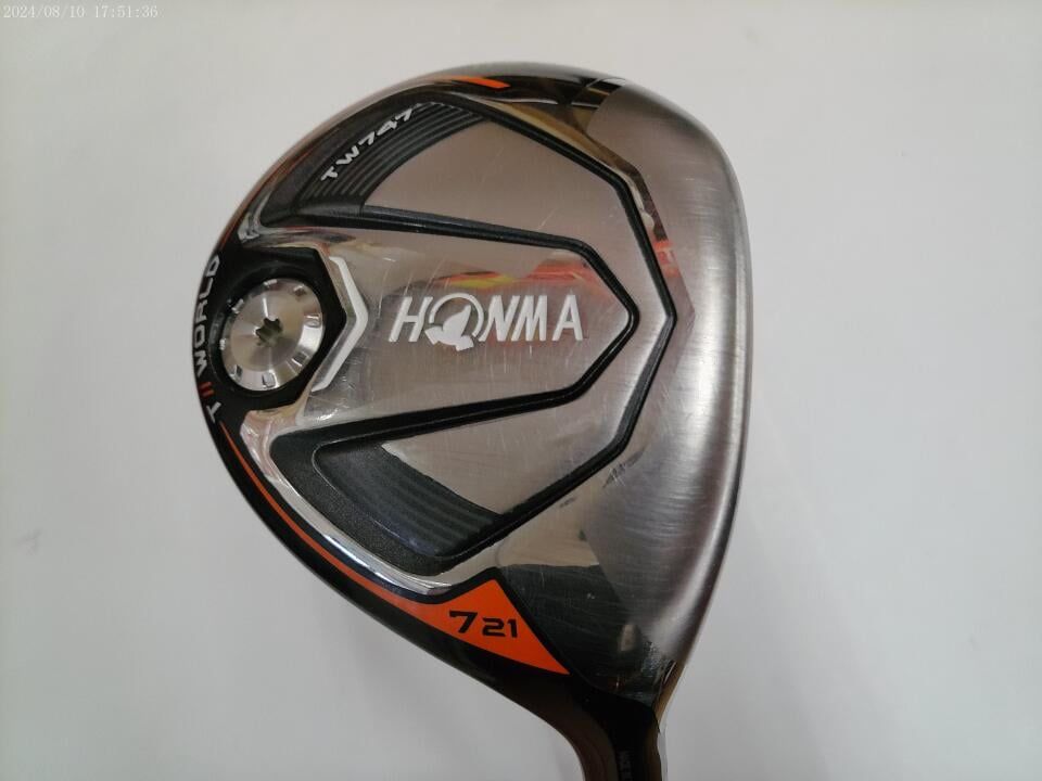 ホンマゴルフ　TOUR WORLD TW747　21度　VIZARD FP-5　Sフレックス　フェアウェイウッド　中古　ゴルフドゥ！NEXT川越店【最短即日発送】