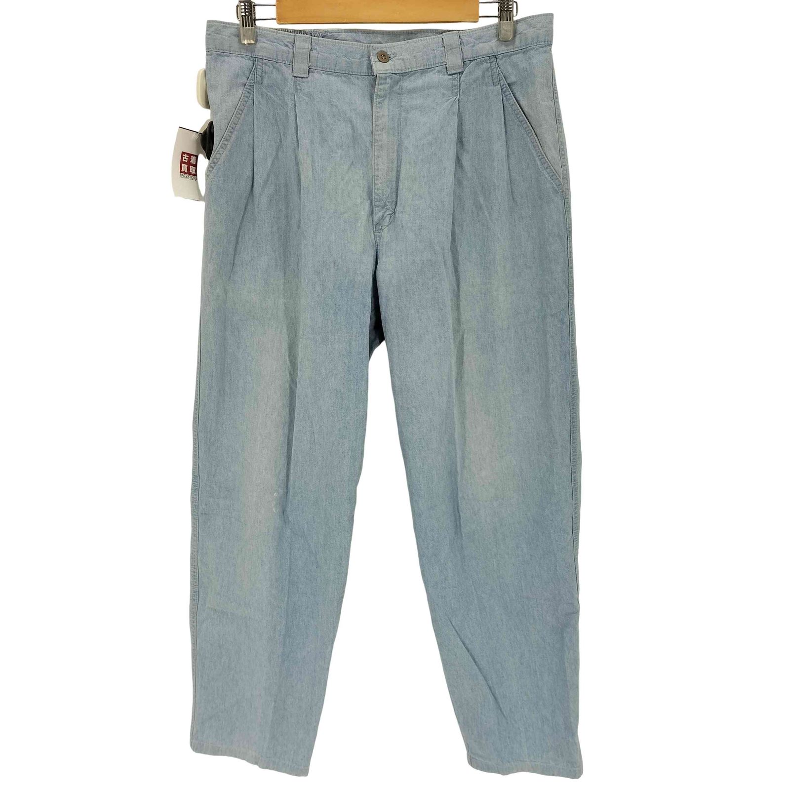 ドッカーズ DOCKERS 90S USA製 LEVIS COTTON CHAMBRAY 2 TUCKS TROUSERS メンズ 36X32