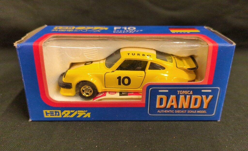 トミー 1/45トミカダンディ 外国車シリーズ ポルシェ934ターボレーシング仕様 イエロー DF10-1