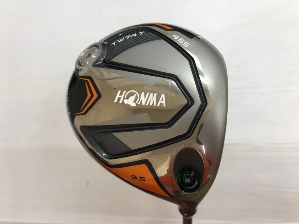 ホンマゴルフ　TOUR WORLD TW747 455　9.5度　VIZARD For TW747 50　Sフレックス　ドライバー　中古　ゴルフドゥ！多摩ニュータウン店【最短即日発送】