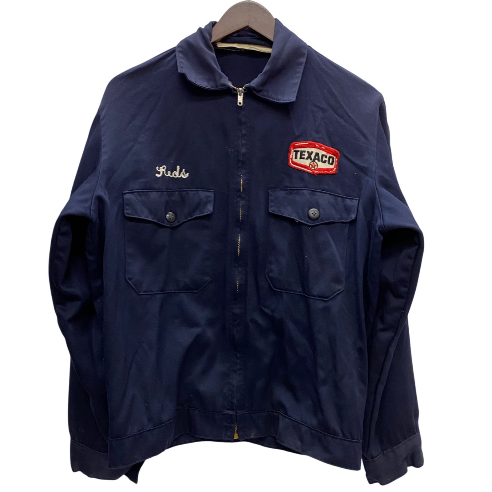 ヴィンテージ vintage 60's~ ウィップコード ワークジャケット ジャケット ネイビー 38サイズ 201MT-6011 VB