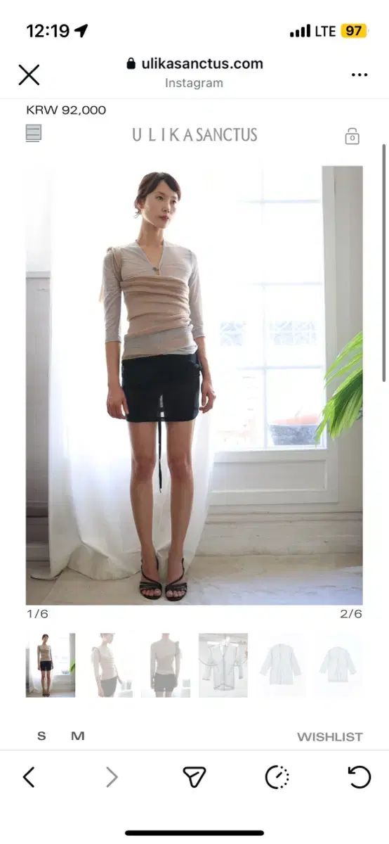 ulika 울리카상투스 トップス 7,194円