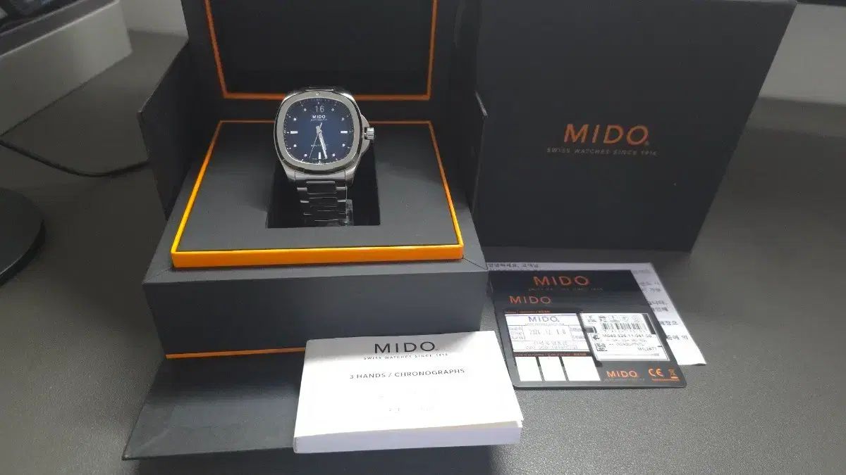ミドー マルチポートTV 40mm デニム文字盤 (値下げ不可)