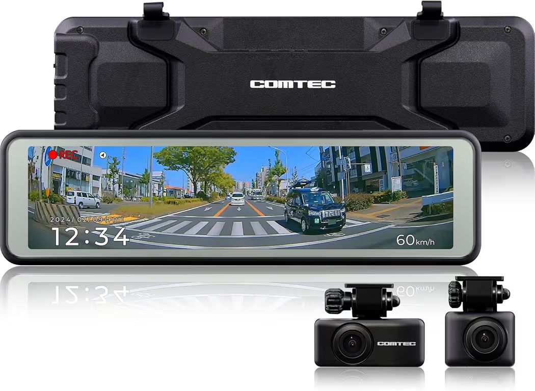 コムテック ドライブレコーダー COMTEC 前後2カメラ - 新品COMTEC