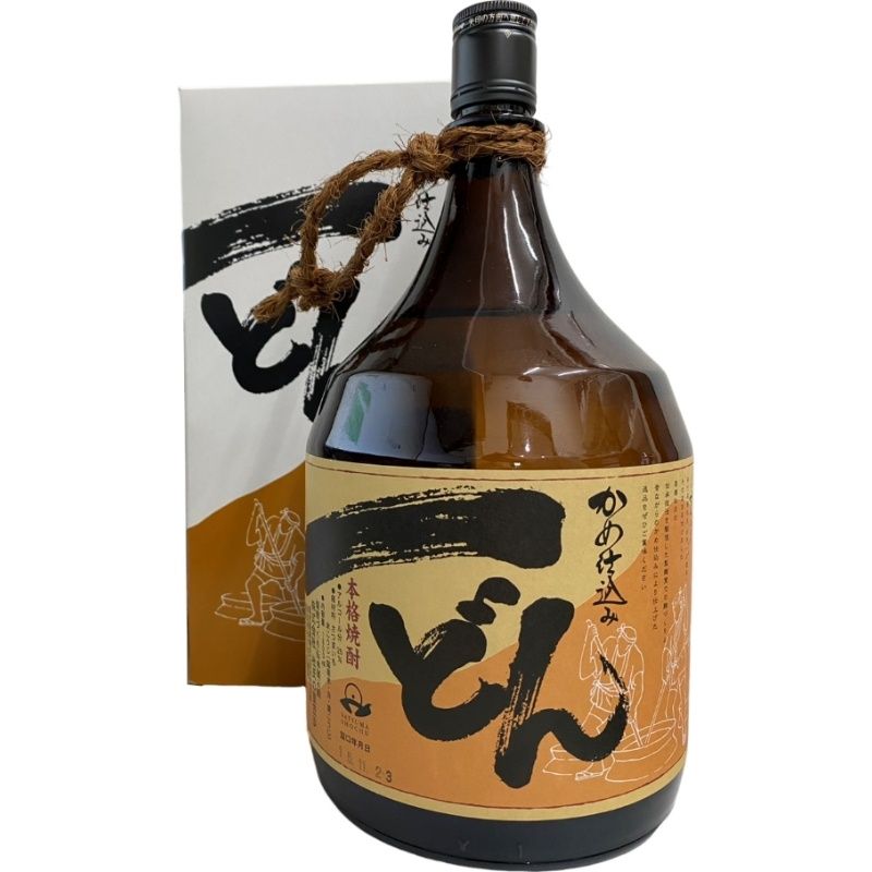 焼酎 一どん 1800ml 25度 杜氏の里笠沙 化粧箱 【未開栓品】 32605K285