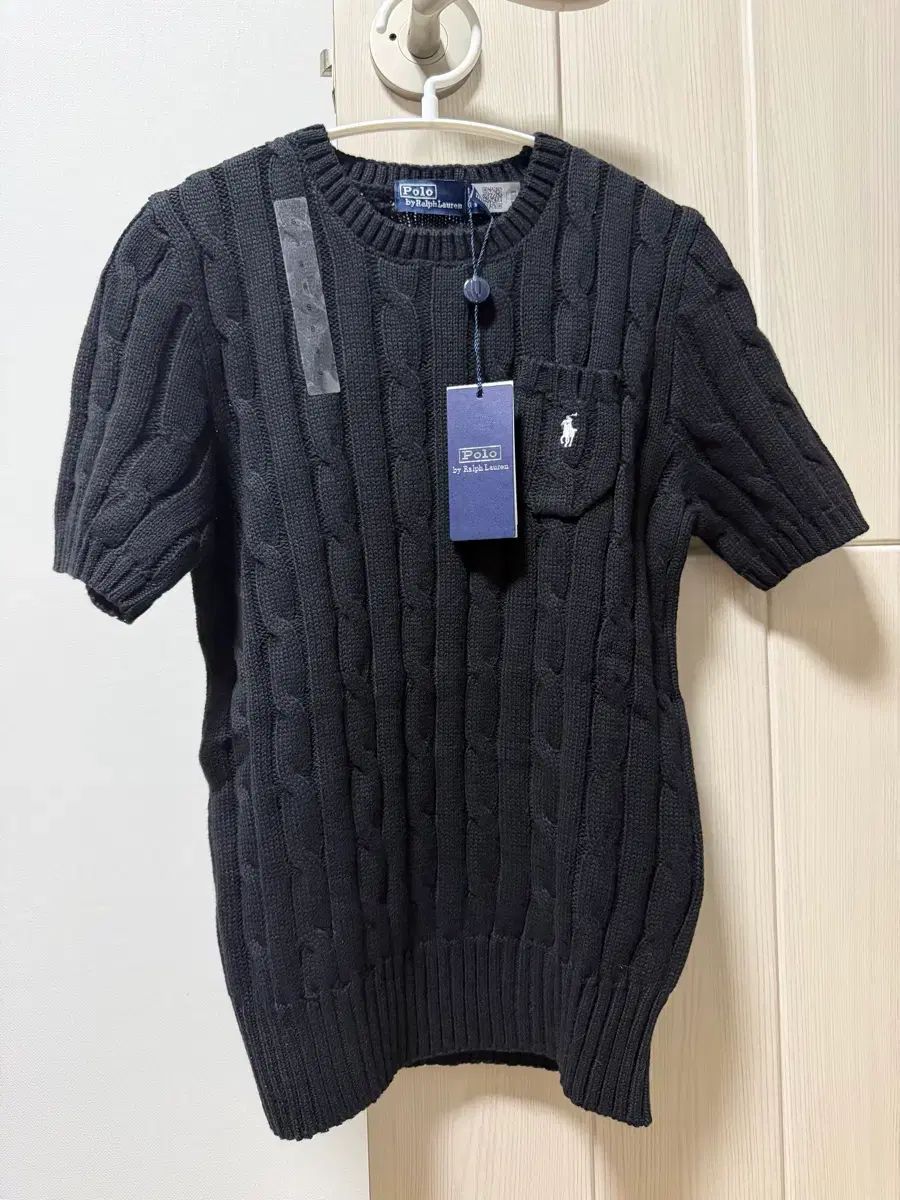 ポロ ラルフローレン ケーブルニット 半袖 S 新品