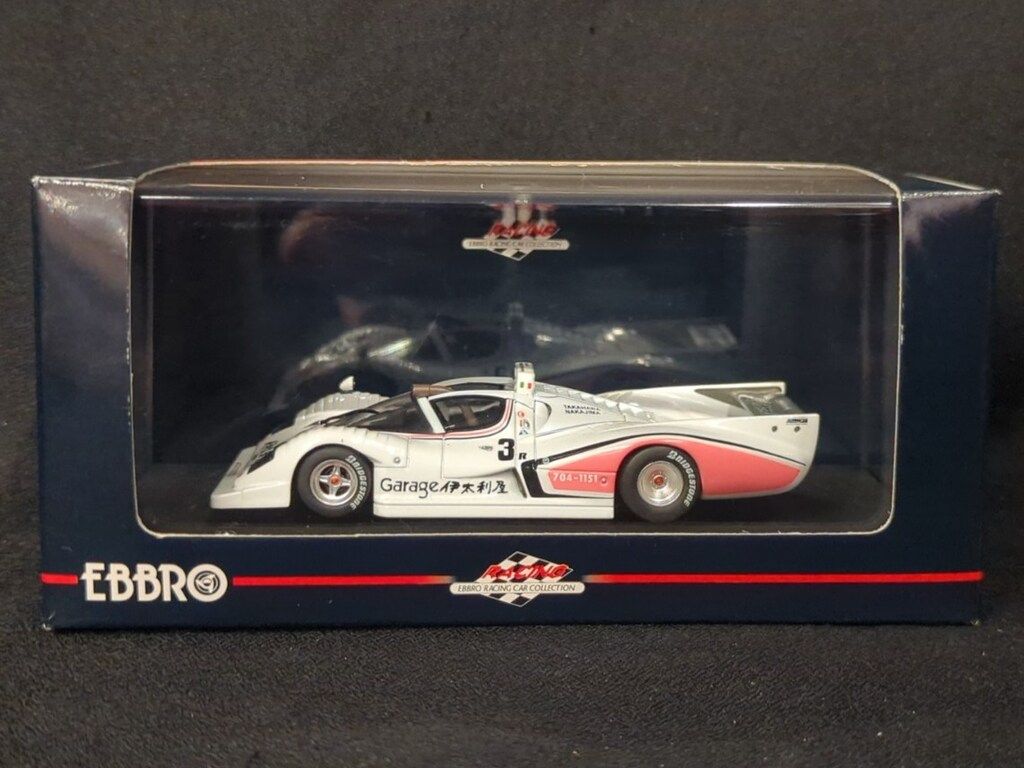 MMP 1/43 EBBRO RACING Shiden 77 Open 1977 Fuji 500km White/Pink #3 930