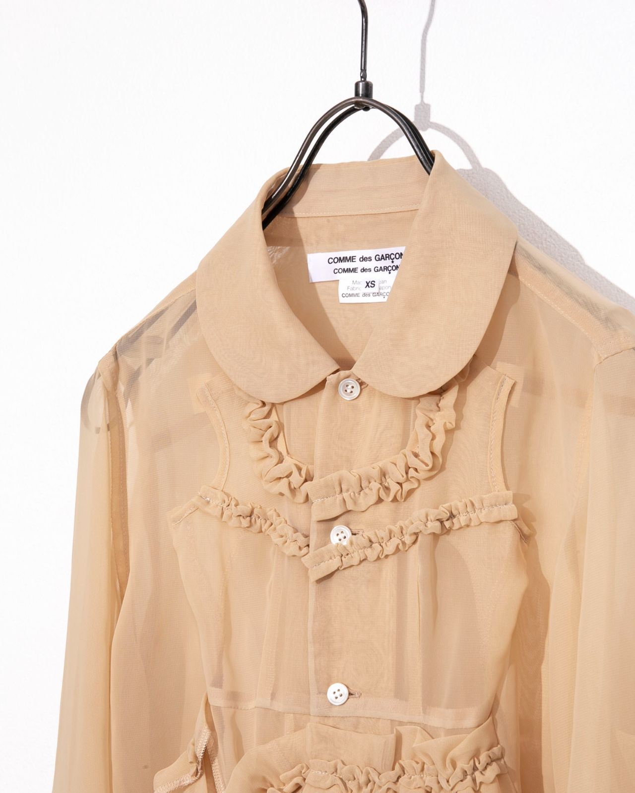 【COMMEdesGARCONS】コムコム フリル付きブラウス COMME des GARCONS COMME des GARCONS コムデギャルソン