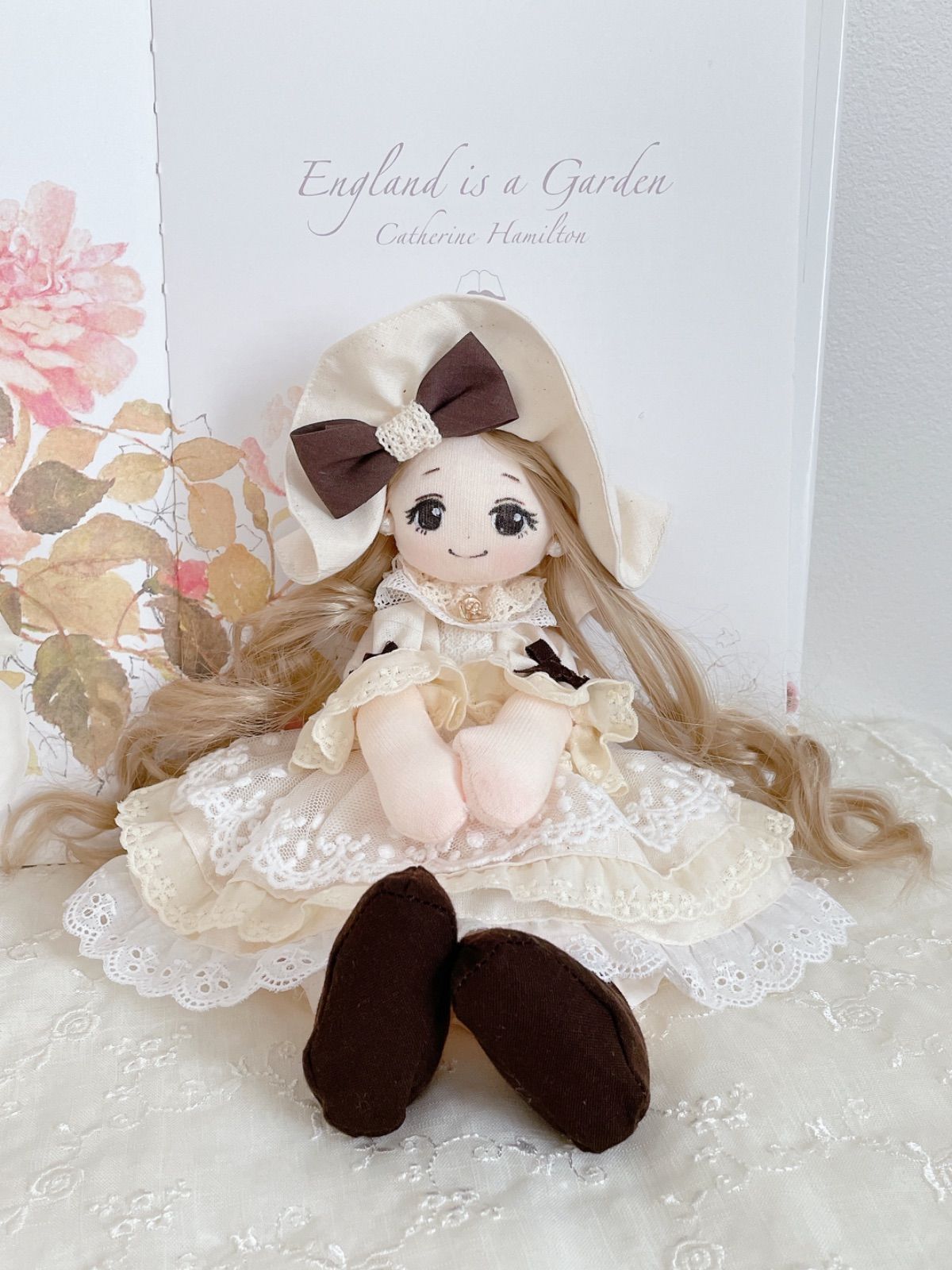 ハンドメイドドール 置き人形 布人形 カントリードール - メルカリ