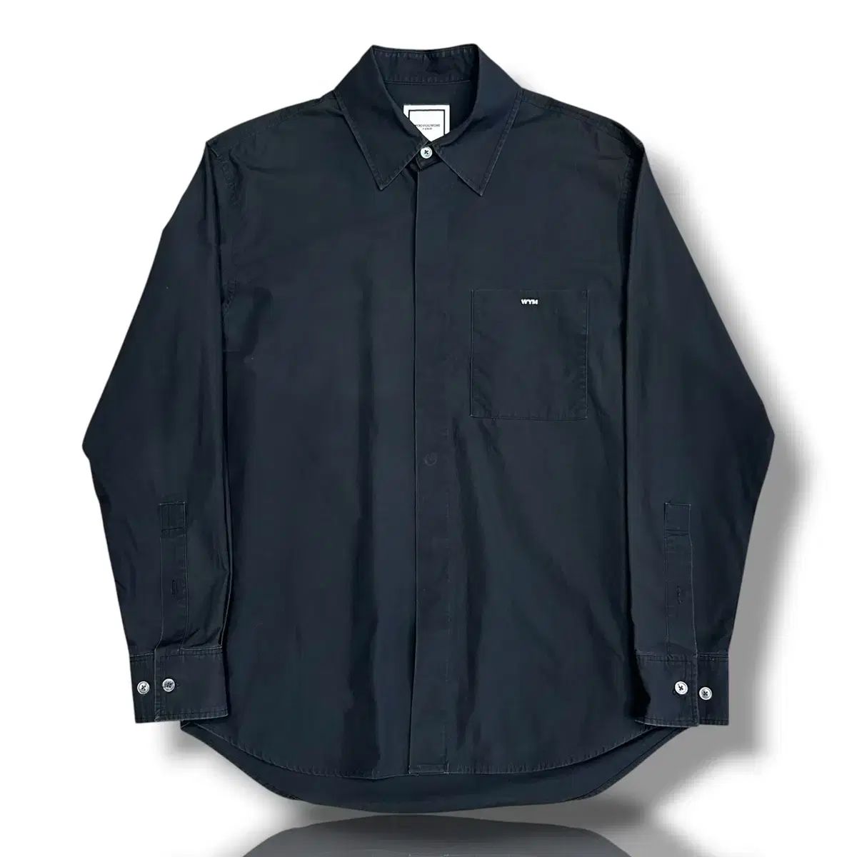 WOOYOUNGMI ウーヨンミ 46(M-L) 23 F/W ブラック コットン シャツ