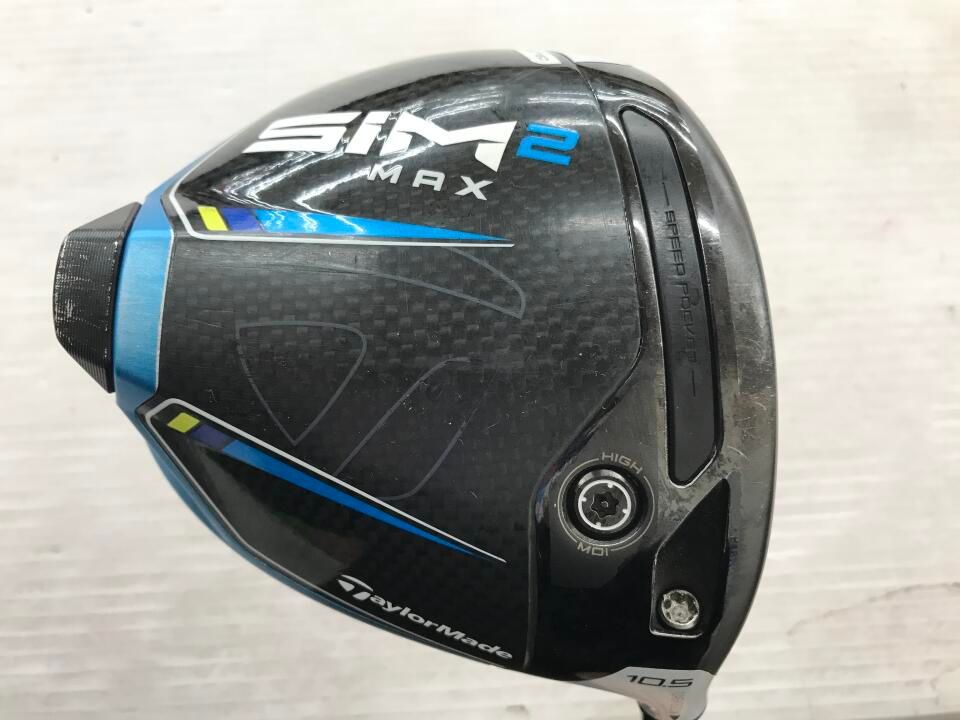 テーラーメイド　SIM2 MAX　10.5度　ディアマナTM50　Rフレックス　ドライバー　中古【最短即日発送】
