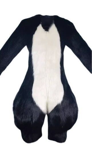 着ぐるみ ケモノ体 短毛タイプ 黒 Aタイプ 全身 ケモノ ファースーツ ぬいぐるみ コスプレ コスチューム