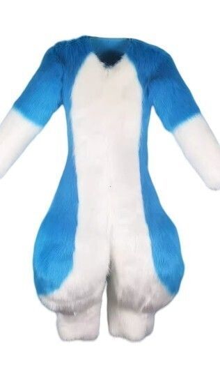 着ぐるみ ケモノ体 短毛タイプ ブルー Bタイプ 全身 ケモノ マスク ファースーツ ぬいぐるみ コスプレ コスチューム