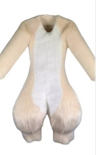 着ぐるみ ケモノ体 短毛タイプ クリーム Aタイプ 全身 ケモノ ファースーツ ぬいぐるみ コスプレ コスチューム