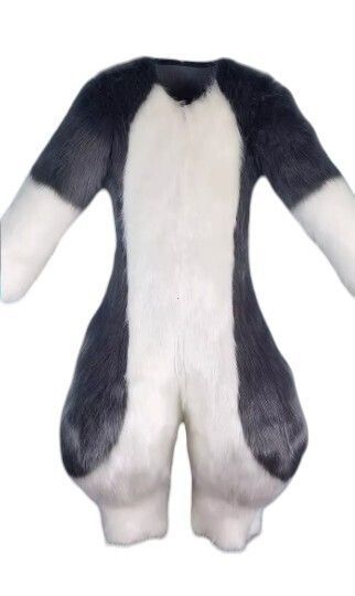 着ぐるみ ケモノ体 短毛タイプ ダークグレー Bタイプ 全身 ケモノ ファースーツ ぬいぐるみ コスプレ コスチューム
