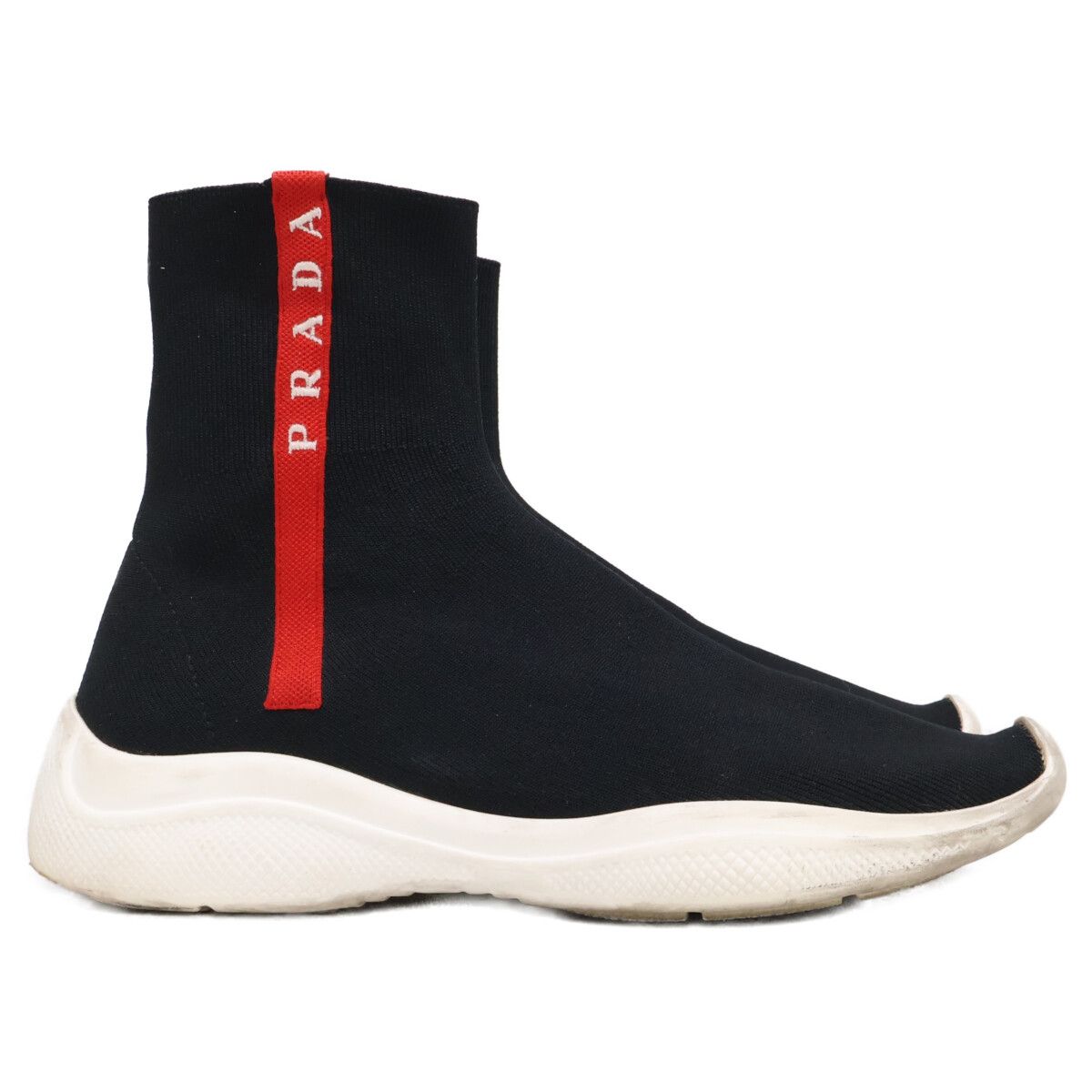 PRADA SPORT プラダスポーツ ニットアッパー ハイカット ソックス 35 1