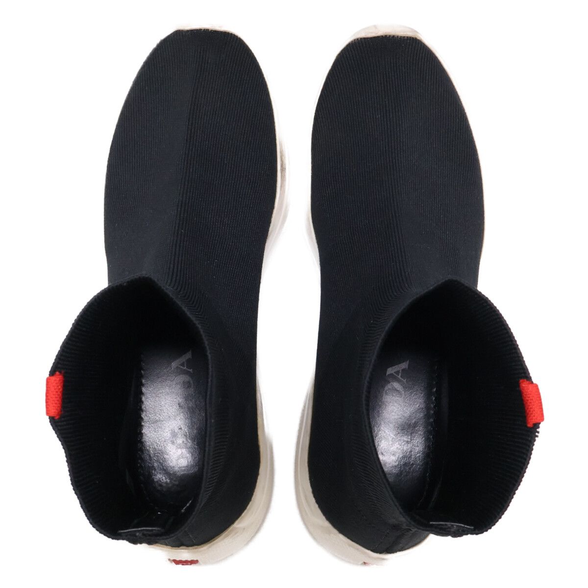 PRADA SPORT プラダスポーツ ニットアッパー ハイカット ソックス 35 1