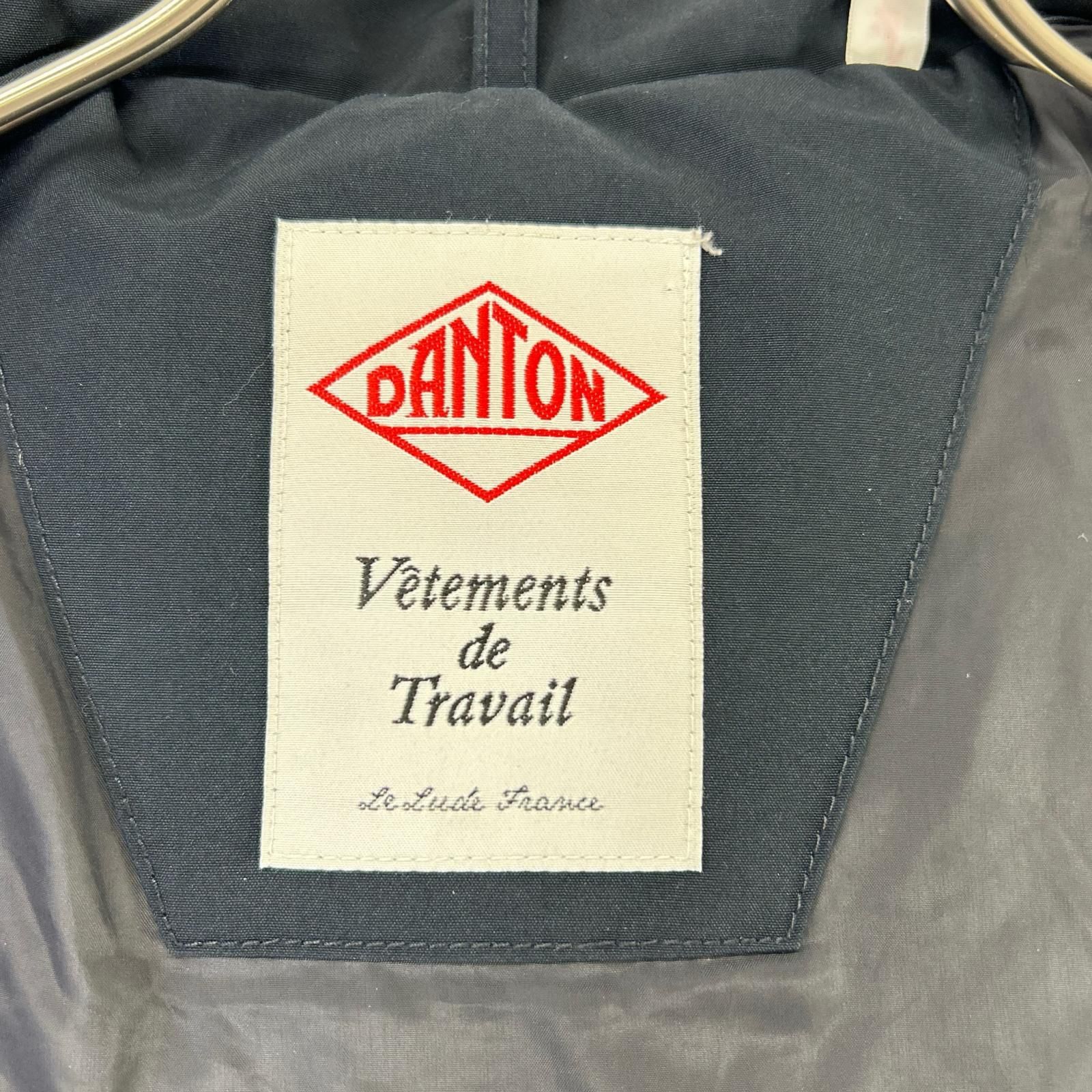 DANTON 34 ラクーンファー ダウンジャケット ブラック ダントン DANTON 