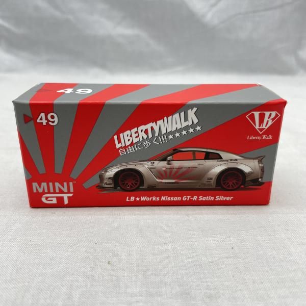 【中古】1/64 ﾄｩﾙｰｽｹｰﾙﾐﾆﾁｭｱｽﾞ LB★WORKS Nissan GT-R R35 ﾀｲﾌﾟ1 ﾘｱｳｲﾝｸﾞ ﾊﾞｰｼﾞｮﾝ2 ｻﾃﾝｼﾙﾊﾞｰ (右ﾊﾝﾄﾞﾙ)[91]