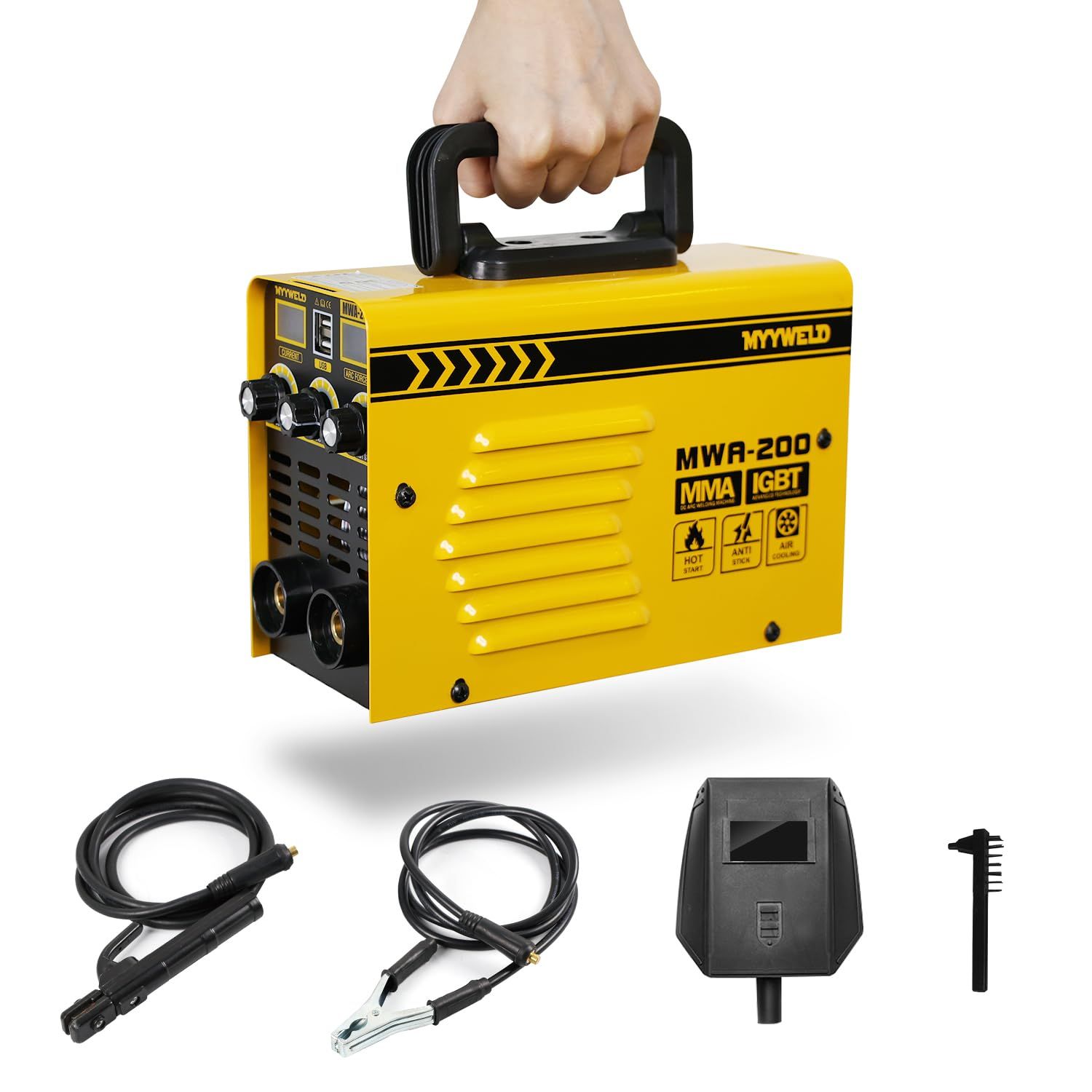 溶接機 100V アーク溶接 200A MMA 手棒溶接 ARC溶接 直流インバーター MINI超軽量 家庭用 小さなDIY 初心者に適し 日本語説明書so 83bfe906